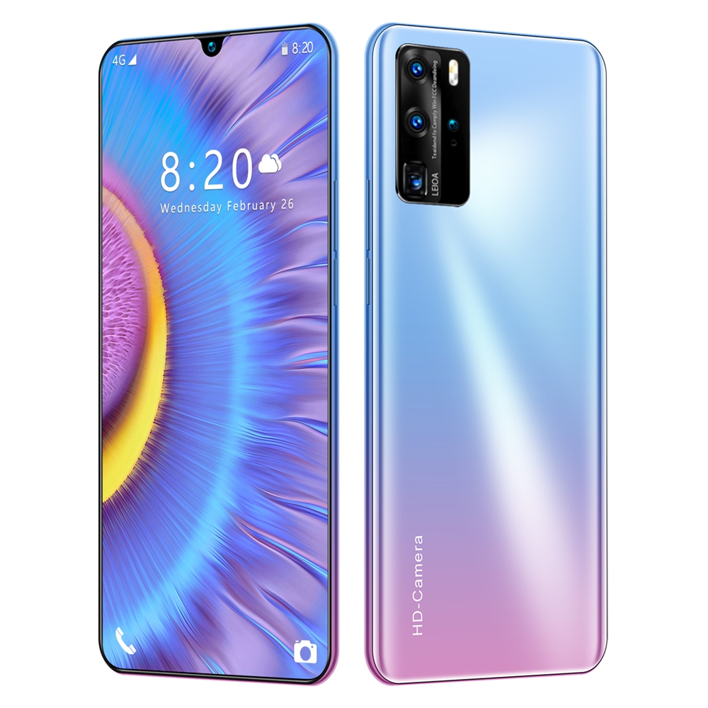 one plus 9 P40 Pro Android Phone Mobile 12GB+512GB with 7.5 inch screen mobile phone Unlocked smartp