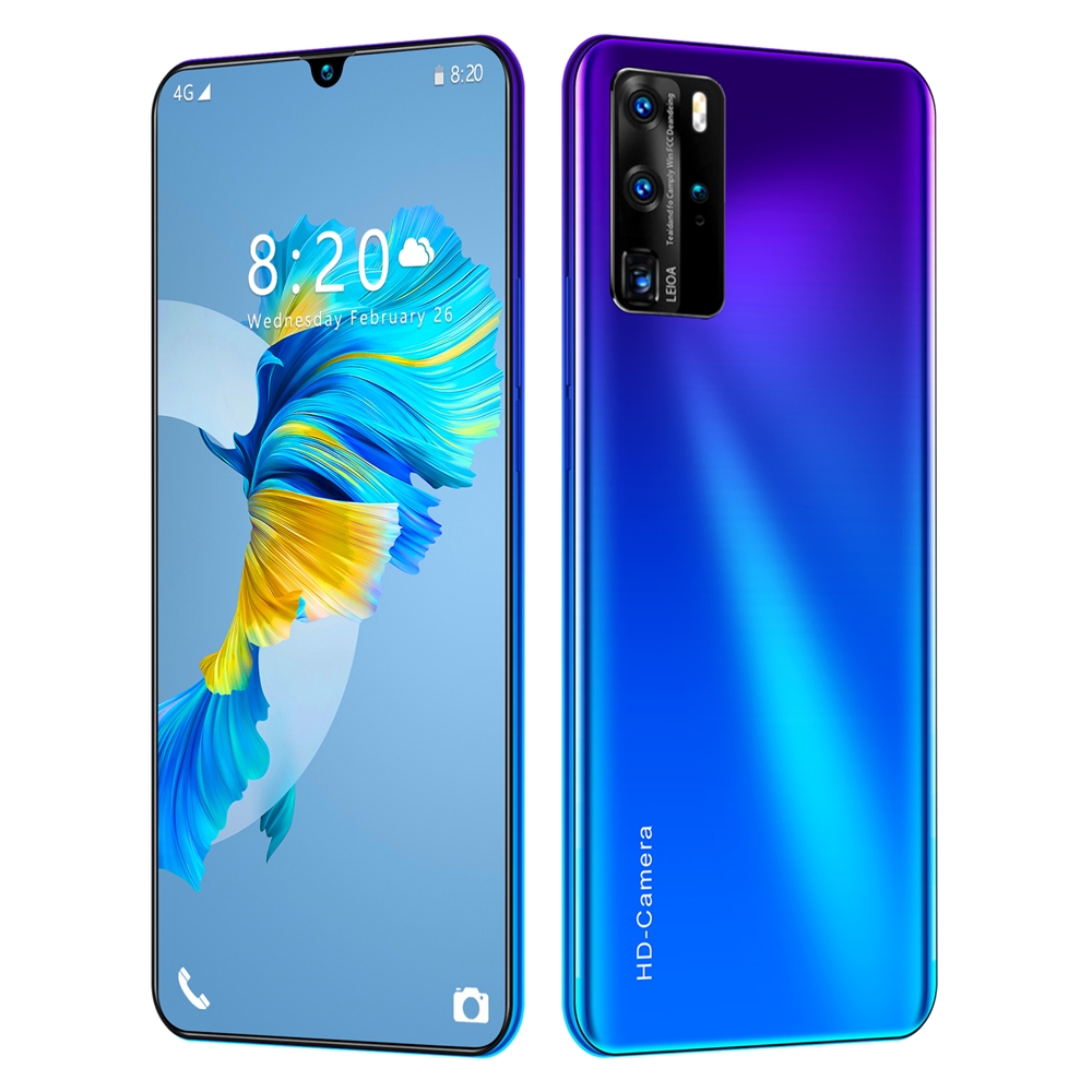 one plus 9 P40 Pro Android Phone Mobile 12GB+512GB with 7.5 inch screen mobile phone Unlocked smartp