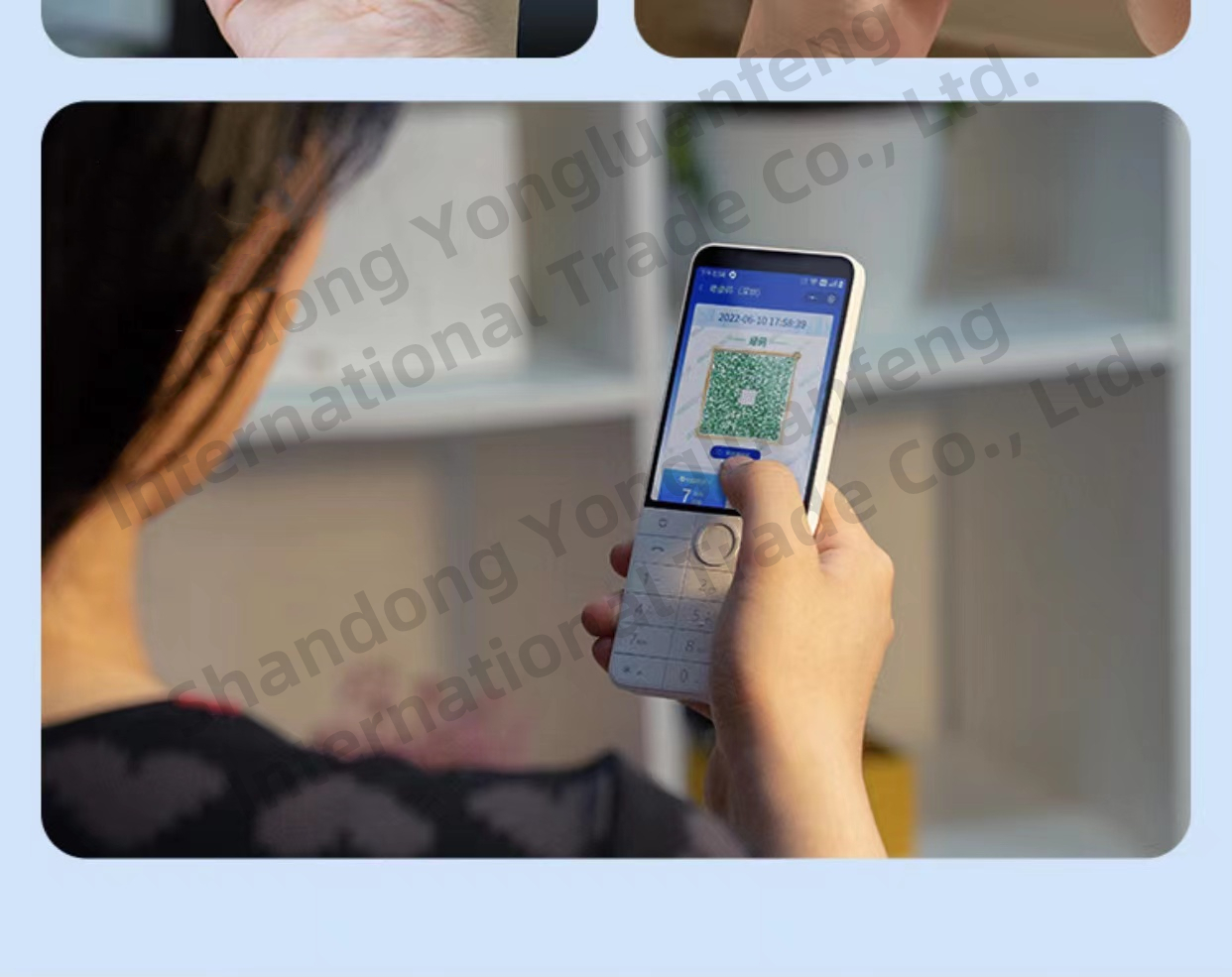Goo-gle Available Global Version Duoqin f22 Pro Android 12 SmartTouchScreen 4G Mobile Phones Free Sh