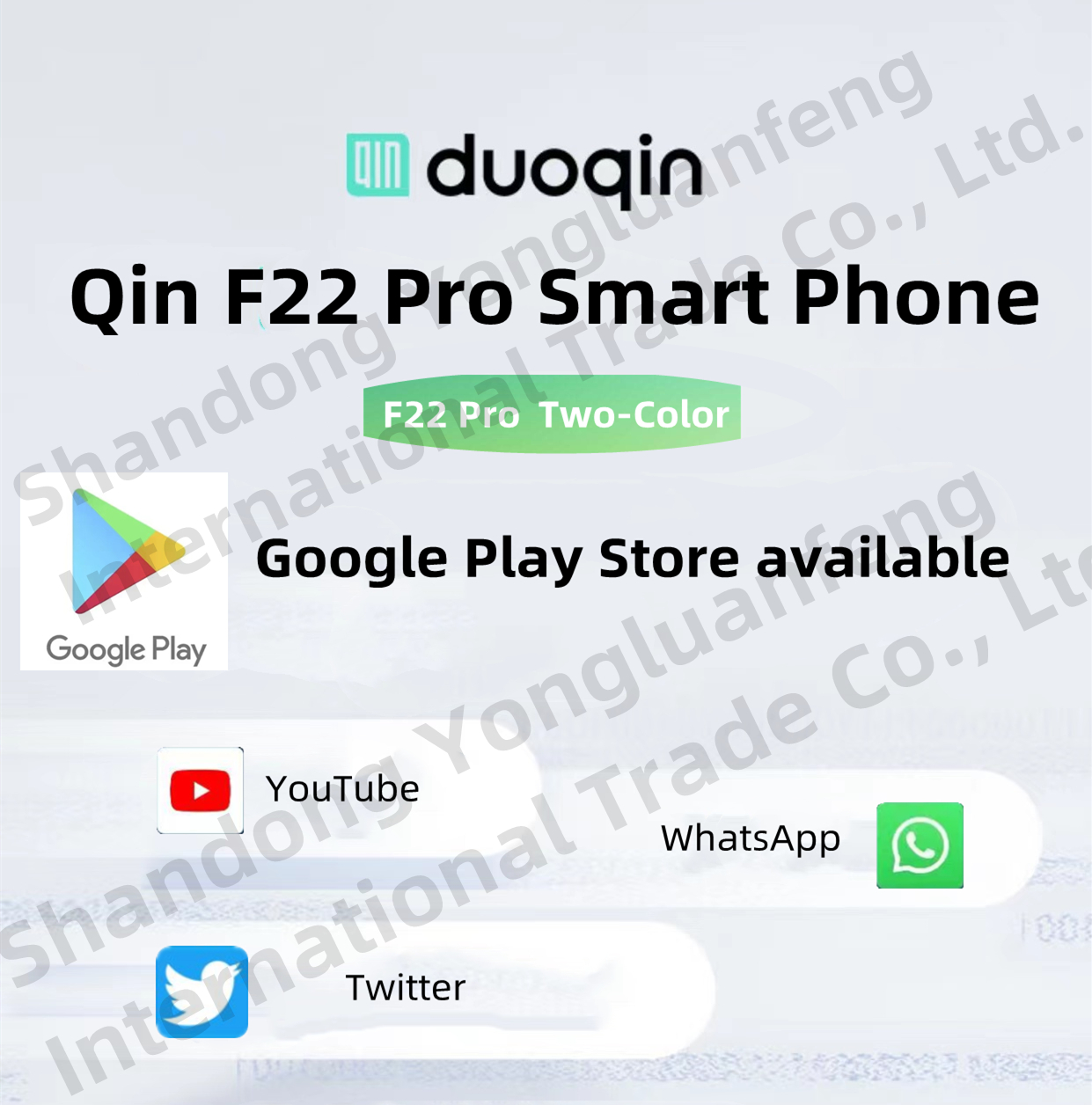 Goo-gle Available Global Version Duoqin f22 Pro Android 12 SmartTouchScreen 4G Mobile Phones Free Sh