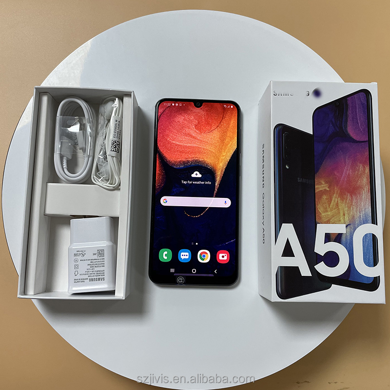 Original phone 99% new Grade AA for A50 mobile phone 6.4inch 4+64GB Mobile Phones