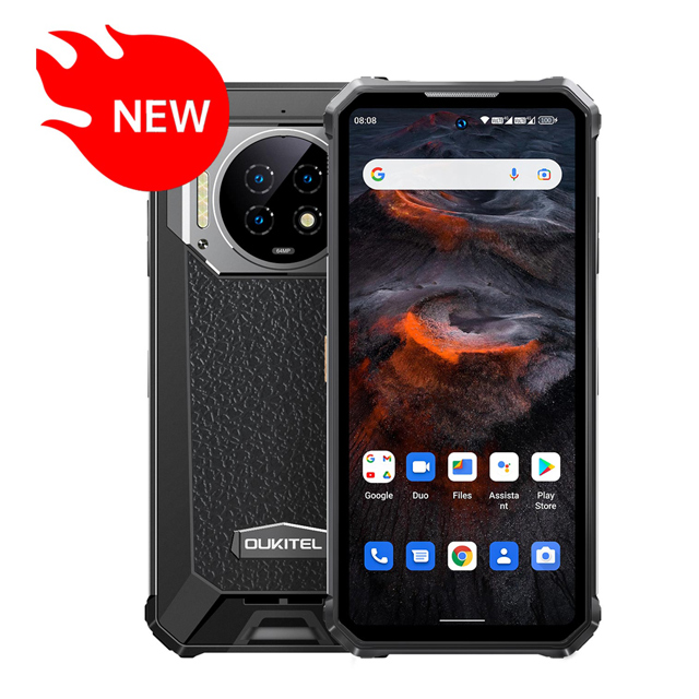 Big Battery Oukitel Wp19 Rugged Smartphone 21000mah 8g +256g Mobile Phone Night Vision 64m Camera 90