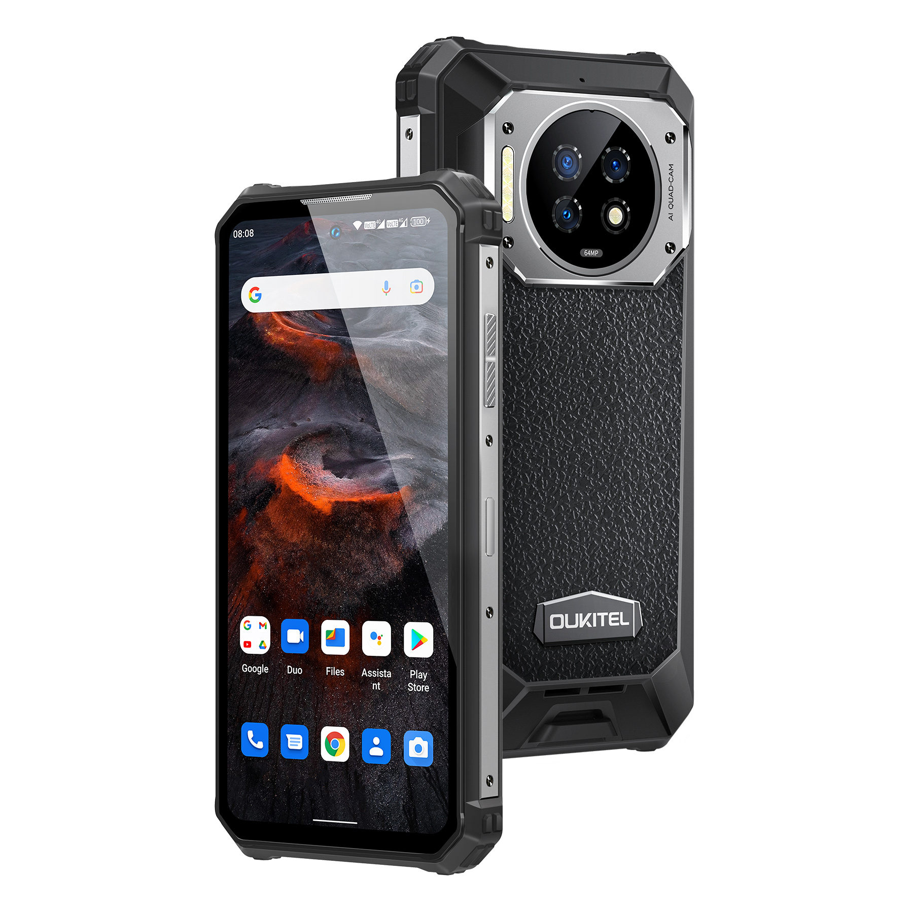 Big Battery Oukitel Wp19 Rugged Smartphone 21000mah 8g +256g Mobile Phone Night Vision 64m Camera 90