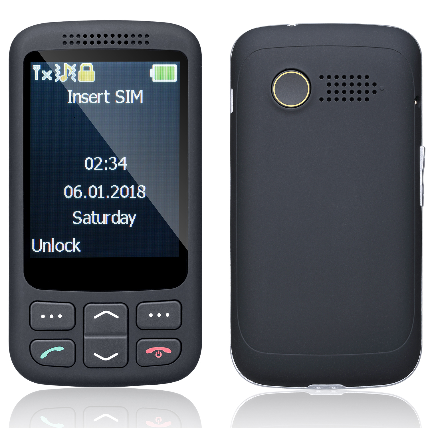 High quality used slide mobile phone for D80 phone mobile with arabic keyboard