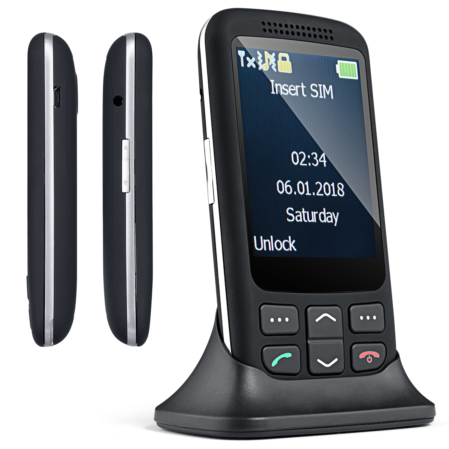High quality used slide mobile phone for D80 phone mobile with arabic keyboard