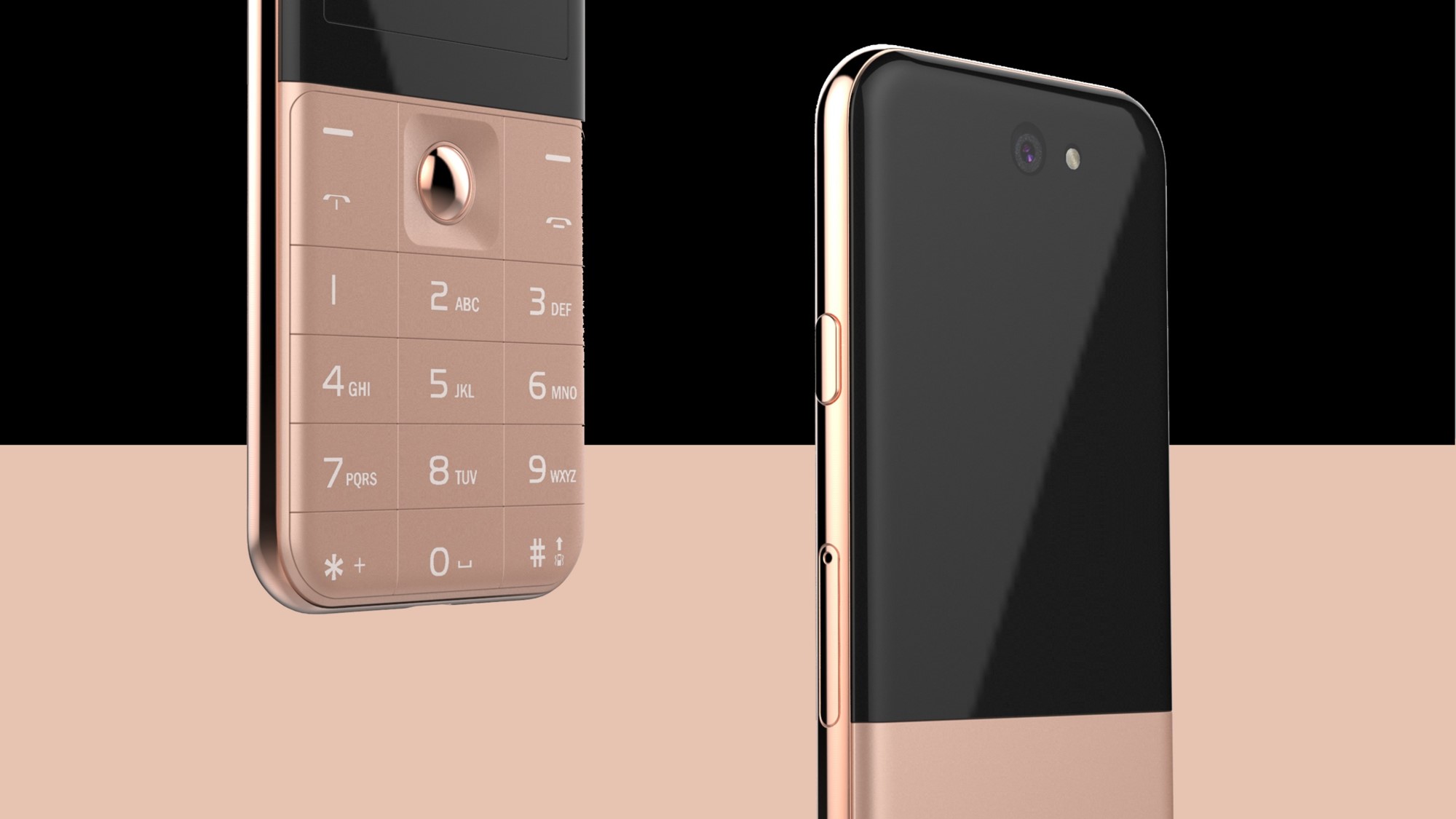 Popular classic 4g volte feature bar phones slim metal body feature mobile phone from mobile phone m