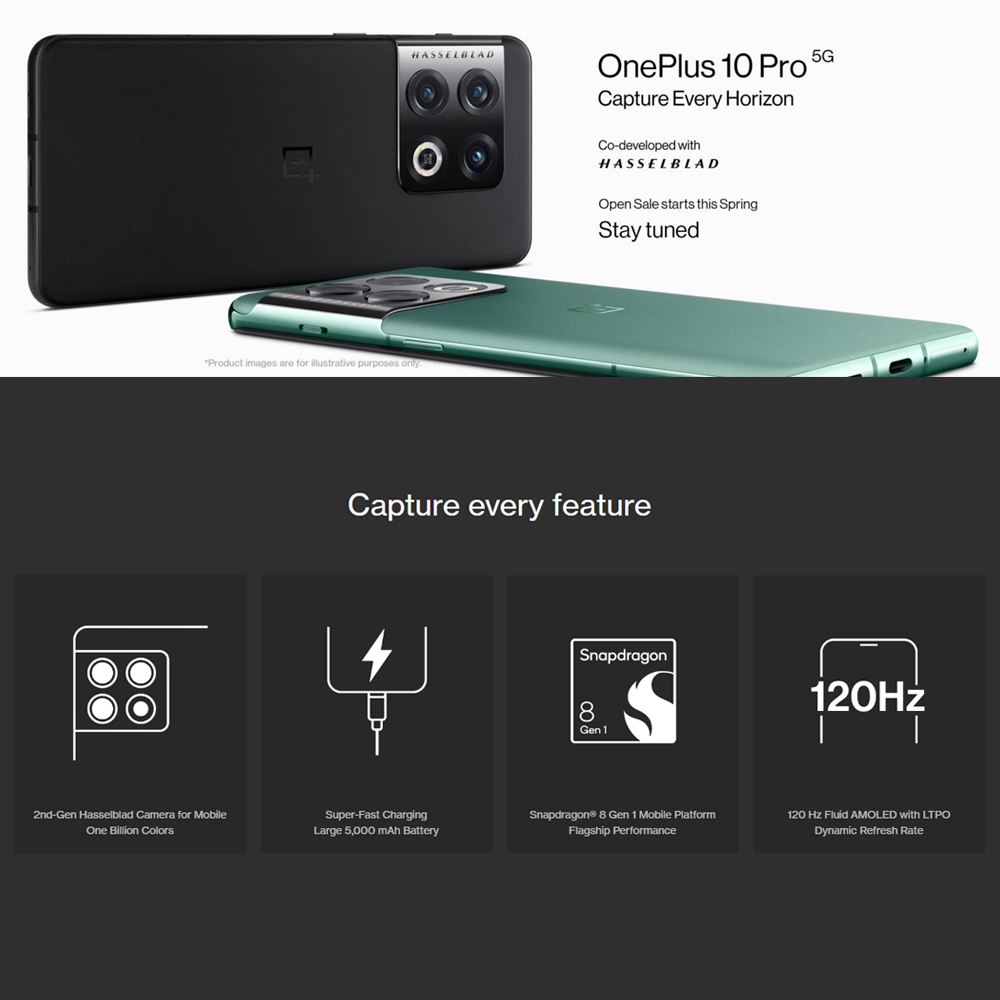 Original Oneplus 10 Pro 5g Smartphone 5000mah 6.7 Inch 5000Amh 80W SuperVoo Android12 Smartphone One