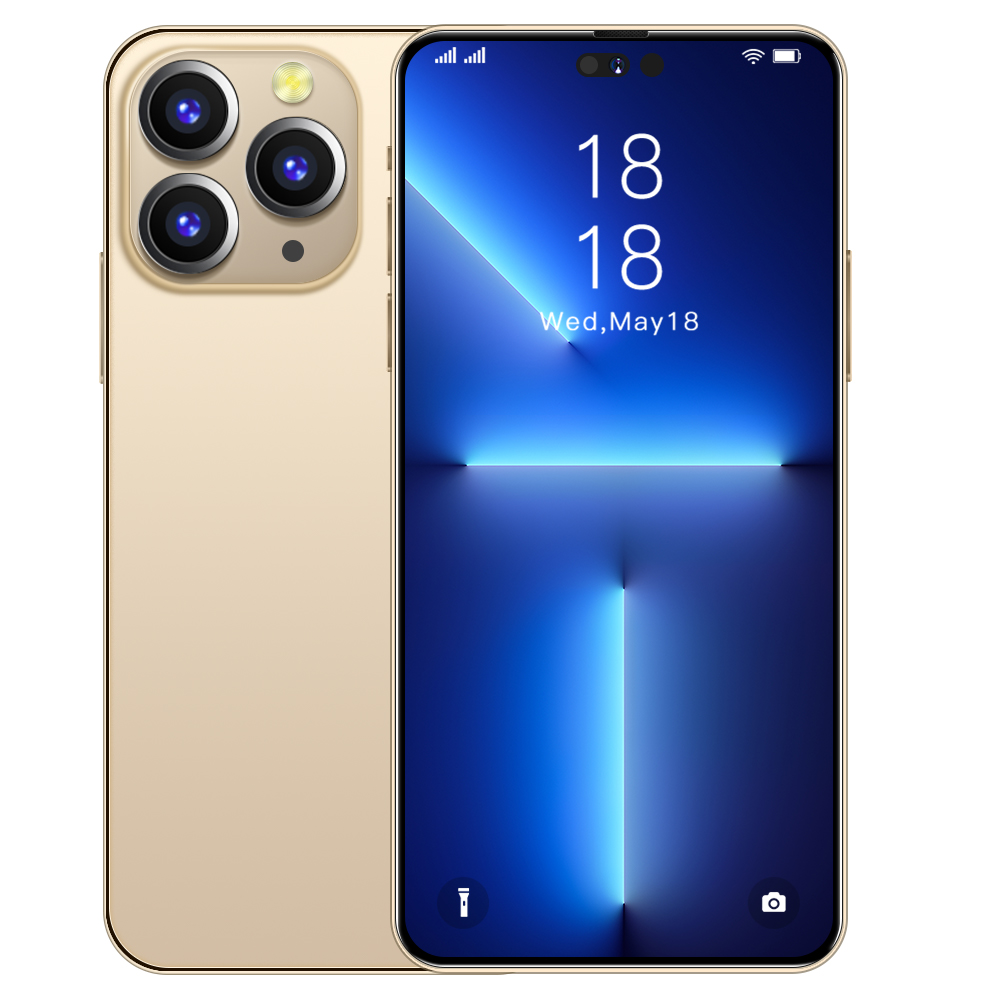 Brand New i 14 promax 8GB + 256GB 6.8 Inch Full HD Display Android Smart Cell Phones Mobile Phone 5G