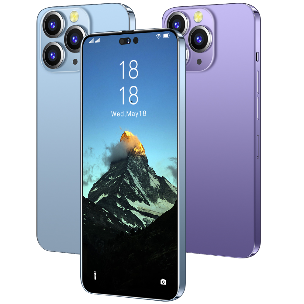 Brand New i 14 promax 8GB + 256GB 6.8 Inch Full HD Display Android Smart Cell Phones Mobile Phone 5G