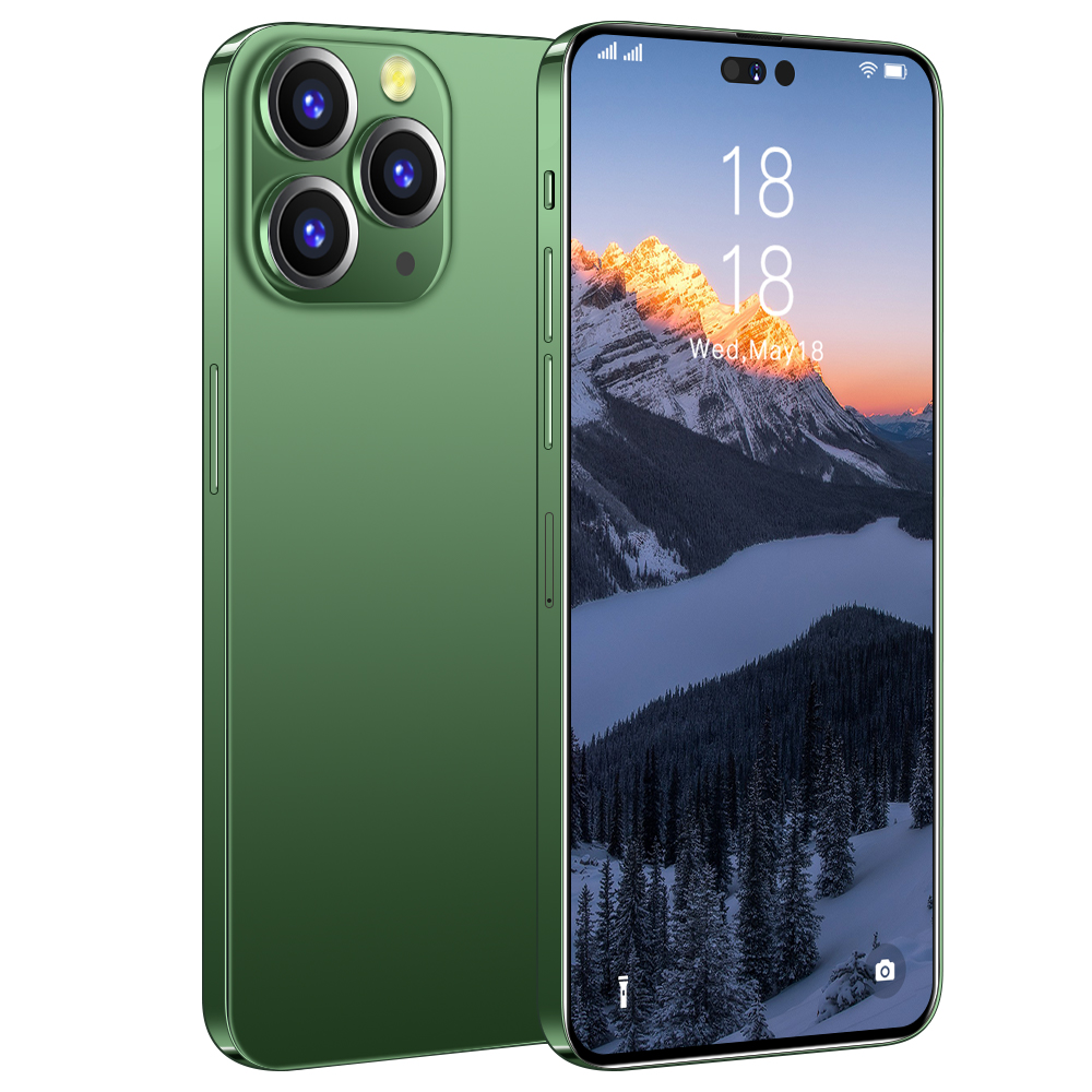 Brand New i 14 promax 8GB + 256GB 6.8 Inch Full HD Display Android Smart Cell Phones Mobile Phone 5G