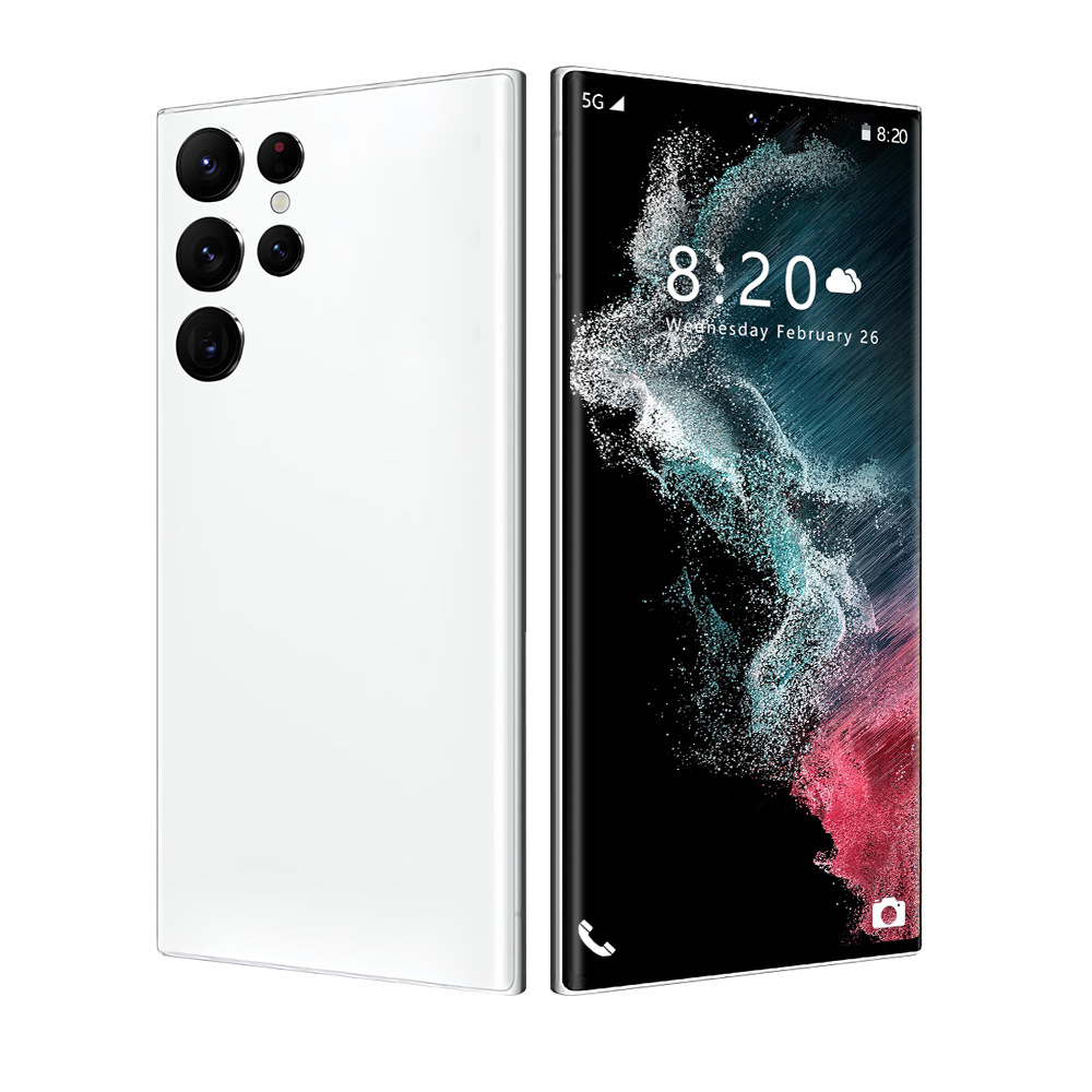2022 Smartphone S22 Ultra Full Screen 16+512GB Android Mobile Phones Unlocked Cellphone