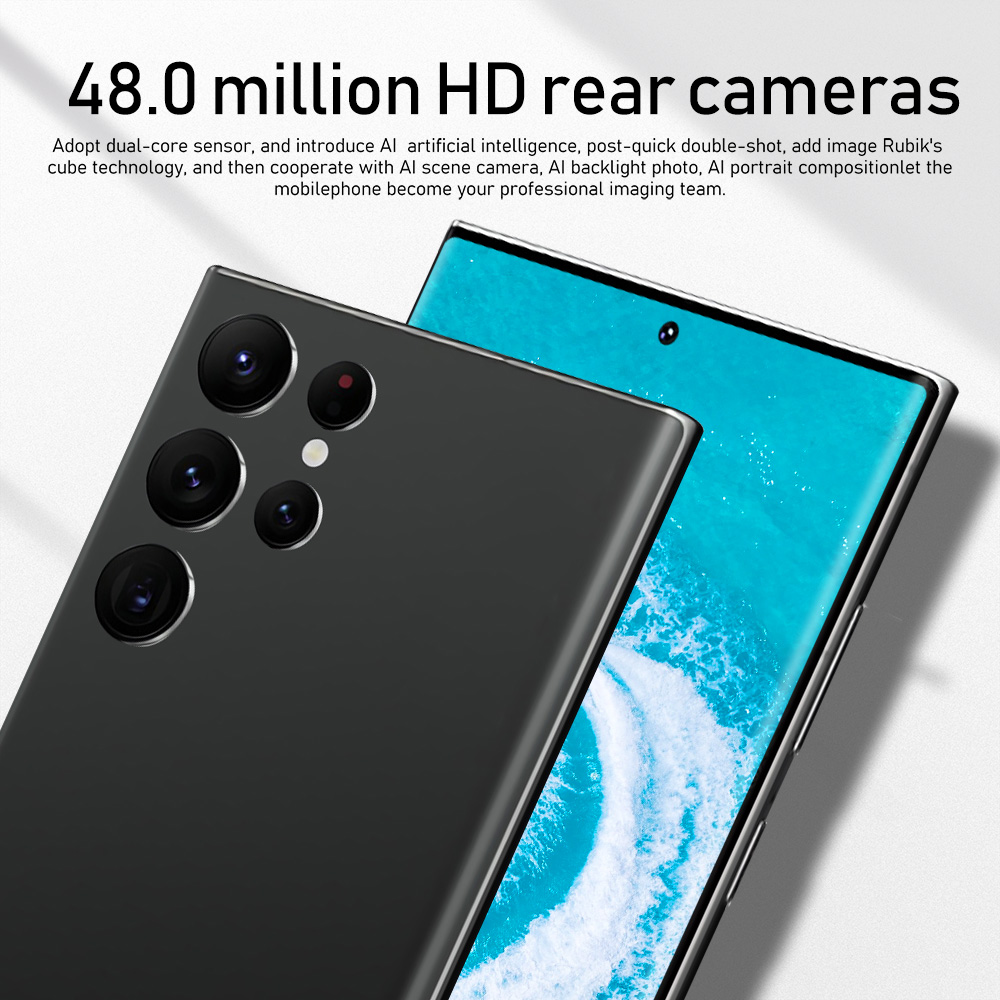 2022 Smartphone S22 Ultra Full Screen 16+512GB Android Mobile Phones Unlocked Cellphone