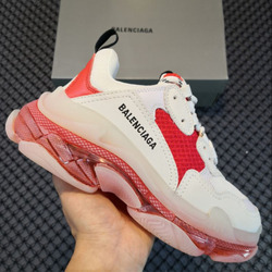 SANMAO 2021 trending unisex designer men famous brands 41 all white triple s balencia sneakers