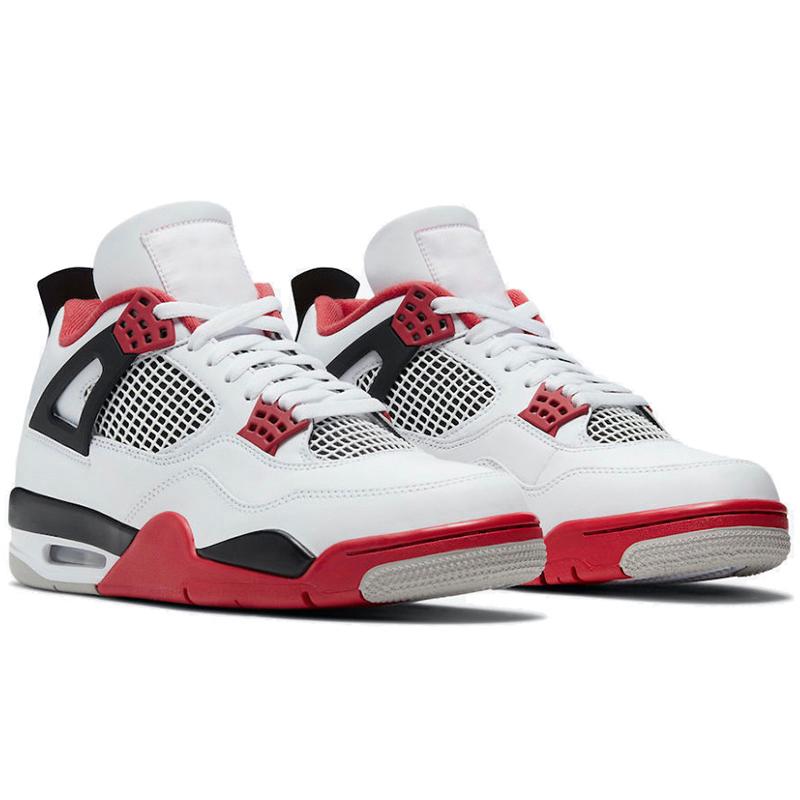 With Box 4s Black Basketball Shoes Men Women University Blue Black Cat Outdoor Sport Trainer sneaker