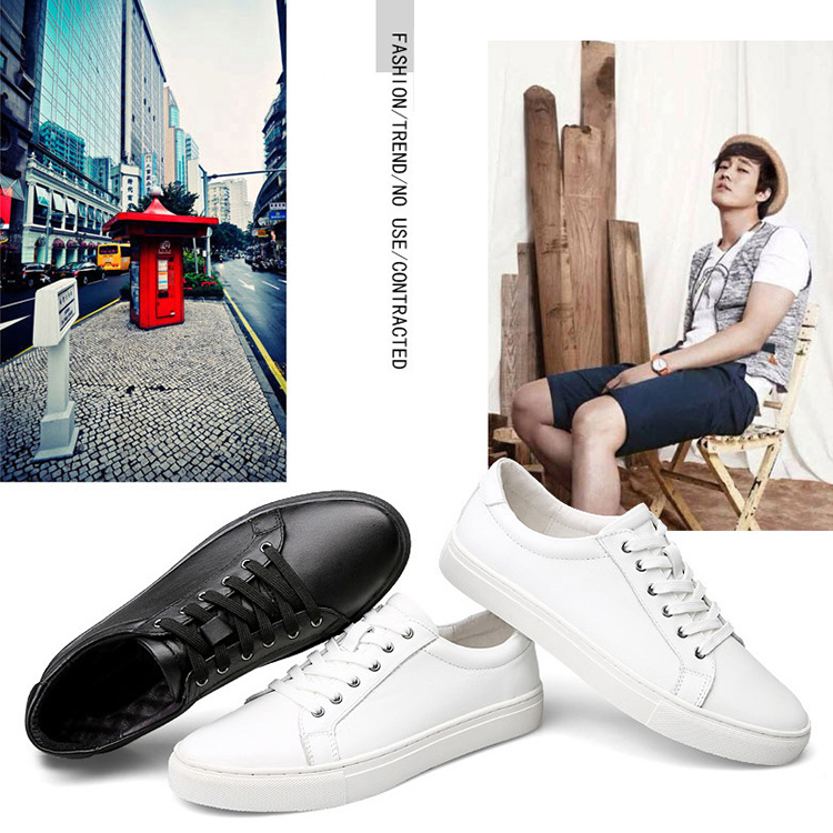 Outdoor Walking Breathable Lace Up Genuine Leather Tenis Sneakers Big Size Mens Casual Shoes