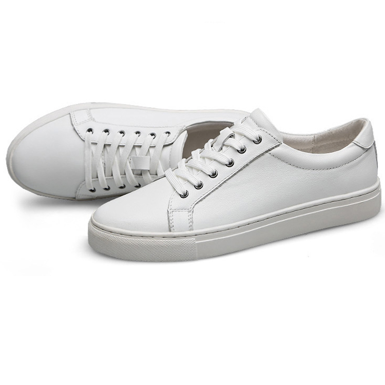 Outdoor Walking Breathable Lace Up Genuine Leather Tenis Sneakers Big Size Mens Casual Shoes