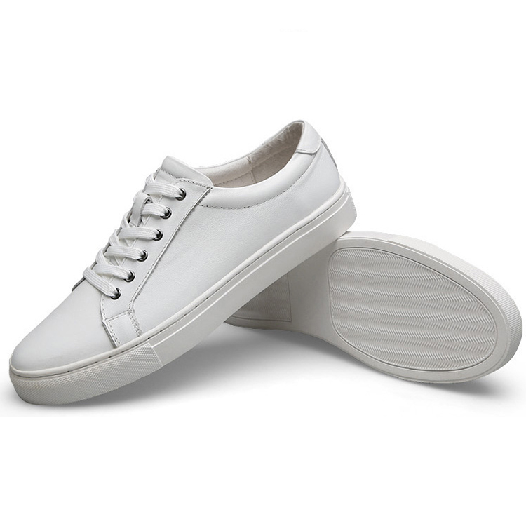 Outdoor Walking Breathable Lace Up Genuine Leather Tenis Sneakers Big Size Mens Casual Shoes