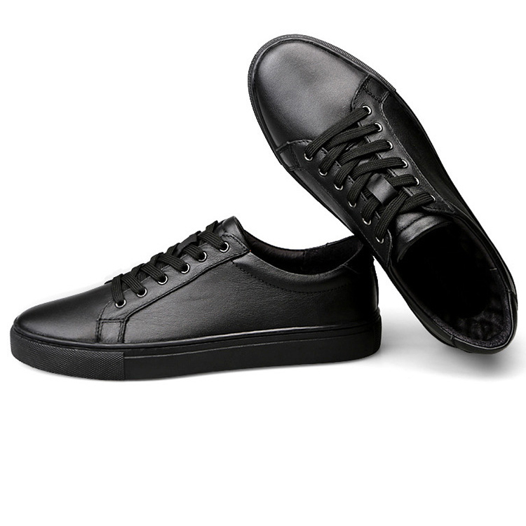 Outdoor Walking Breathable Lace Up Genuine Leather Tenis Sneakers Big Size Mens Casual Shoes