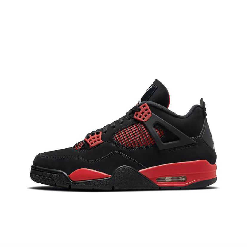 2022 Retro AJ 4 Thunder  Pure Cool Grey Military Flight Black Designer Sneakers Men Women Basketball