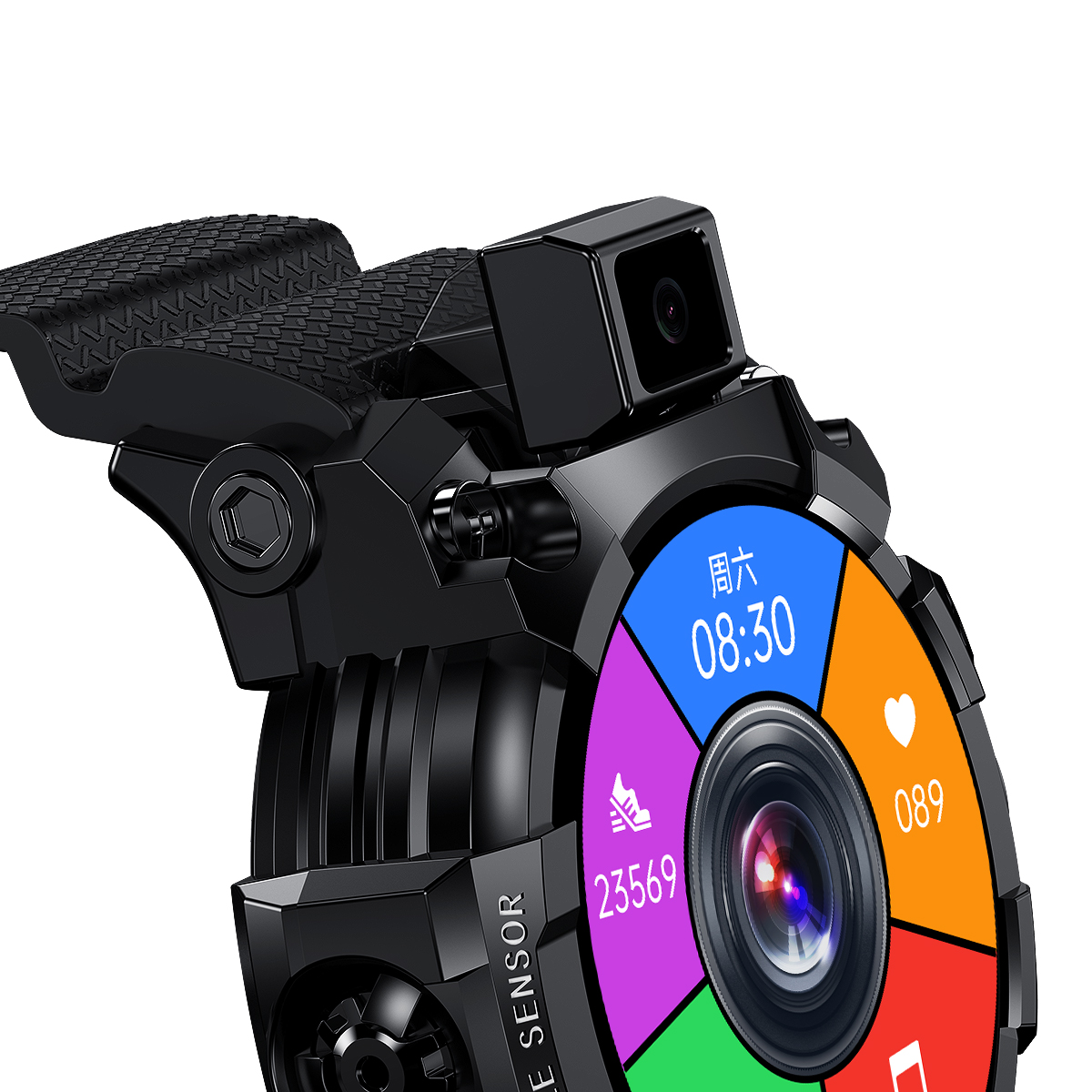 Q999 Outdoor 4G Smart Watch 1.6" Rugged Screen Waterproof IP68 Dustproof Fallproof Swimming Smartwat