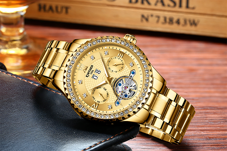 KINYUED Mechanical movement brand your own luxury
