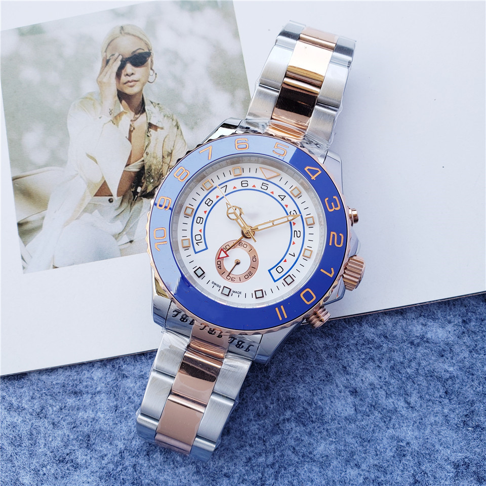 Full function luxury full-automatic mechanical business pop sapphire mirror fashion men's 40mm Watch