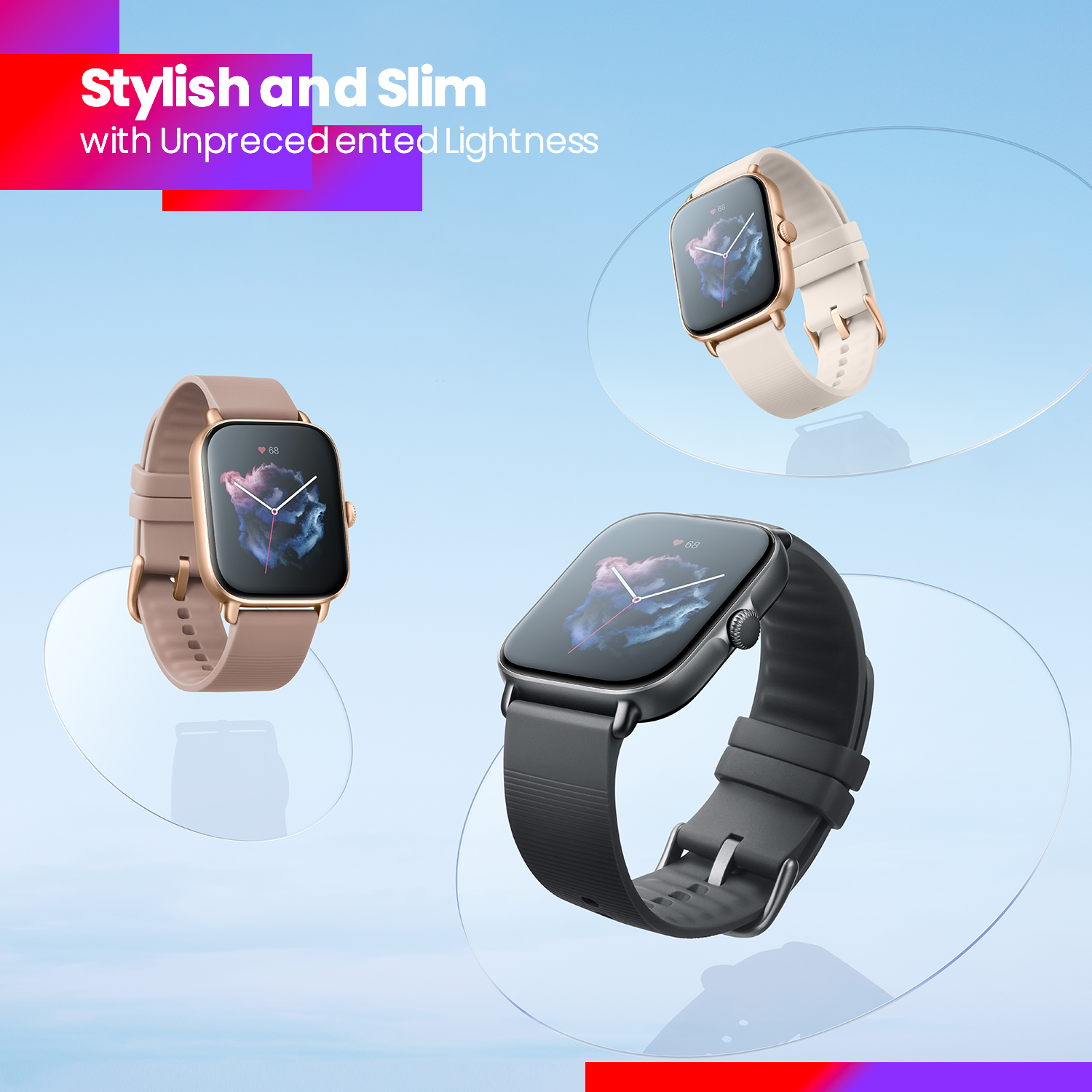 Global Version 2021 New Amazfit GTS 3 GTS3 GTS-3 Zepp OS sports music Smartwatch  AMOLED Display lon