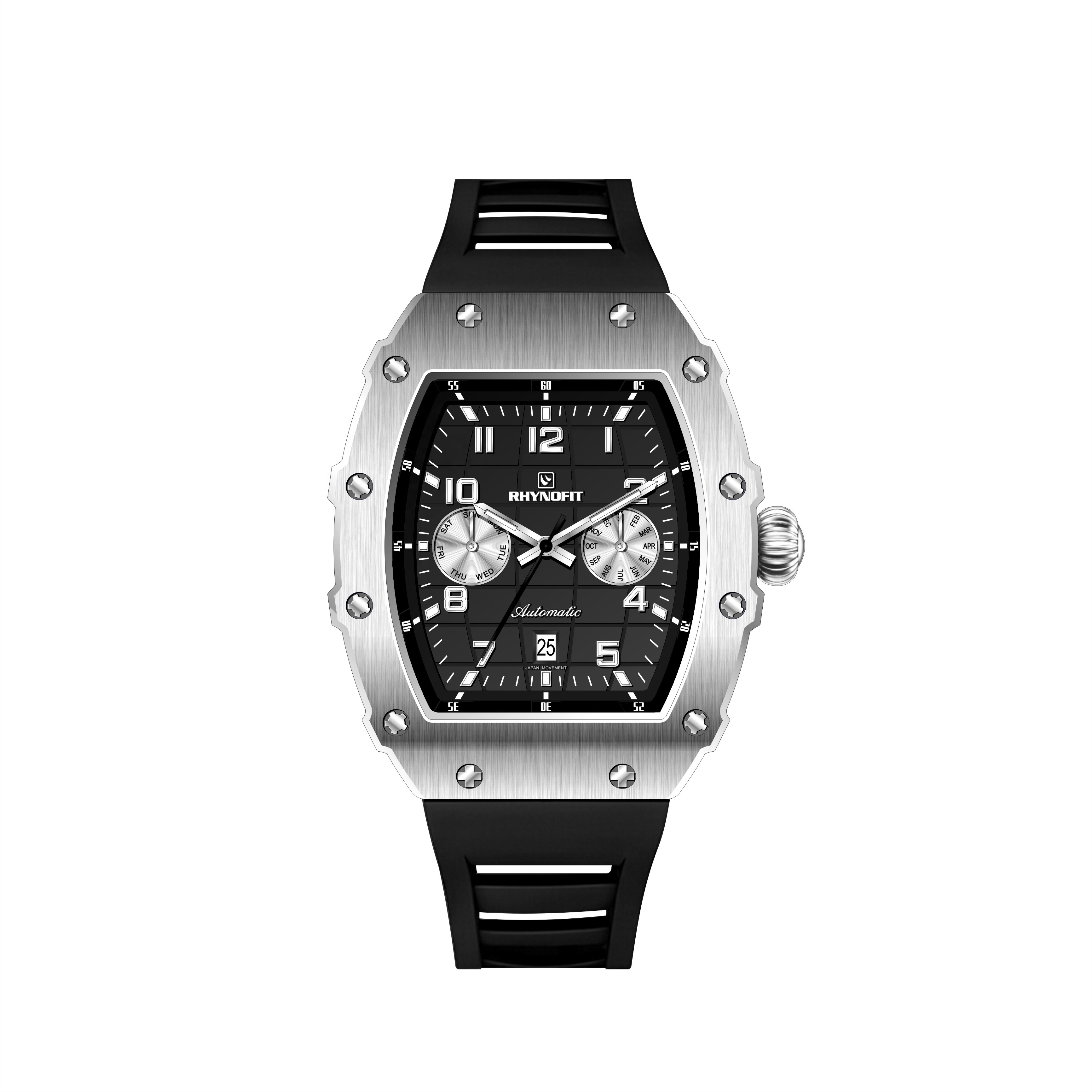 Premium pro Richard Mil-le modified 316L stainless steel Charm Automatic watch of MIYOTA 9122 MOVT m