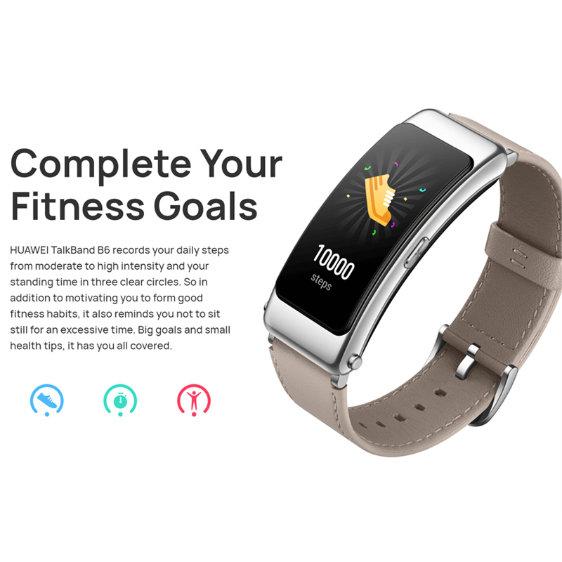 HUAWEI 1.53 Inch AMOLED B6 Headset Wristband Heart Rate Blood Oxygen Monitoring Touch Screen Bracele
