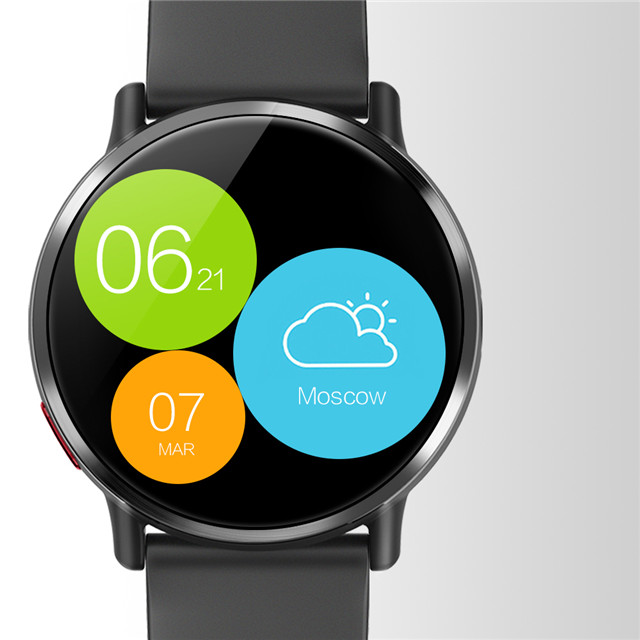 DM19 4G Smart Watch round 2.03 inch Big Screen MTK6739 Quad Core Android  8.0MP Camera GPS WIFI Blue