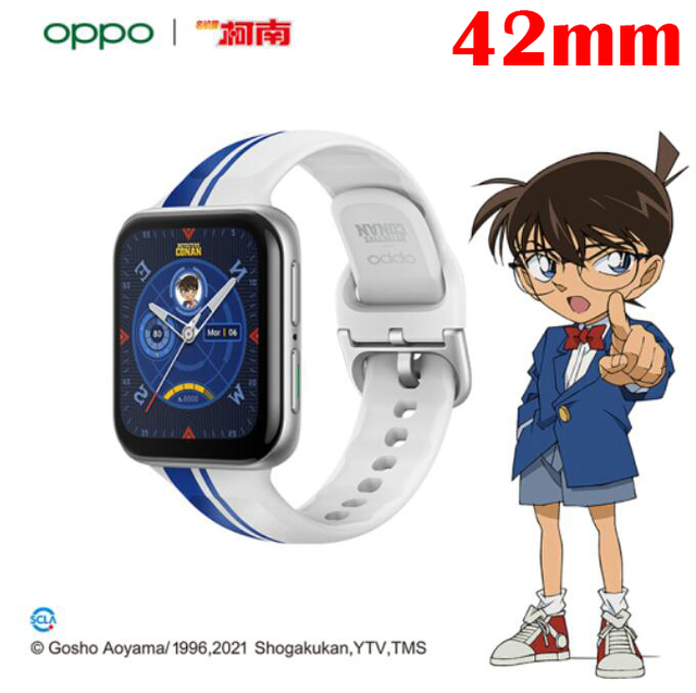 New  OPPO Watch 2 Detective Conan Special Edition 42mm 46mm Esim Smart Band Watch 1G Ram 8G 1.75inch