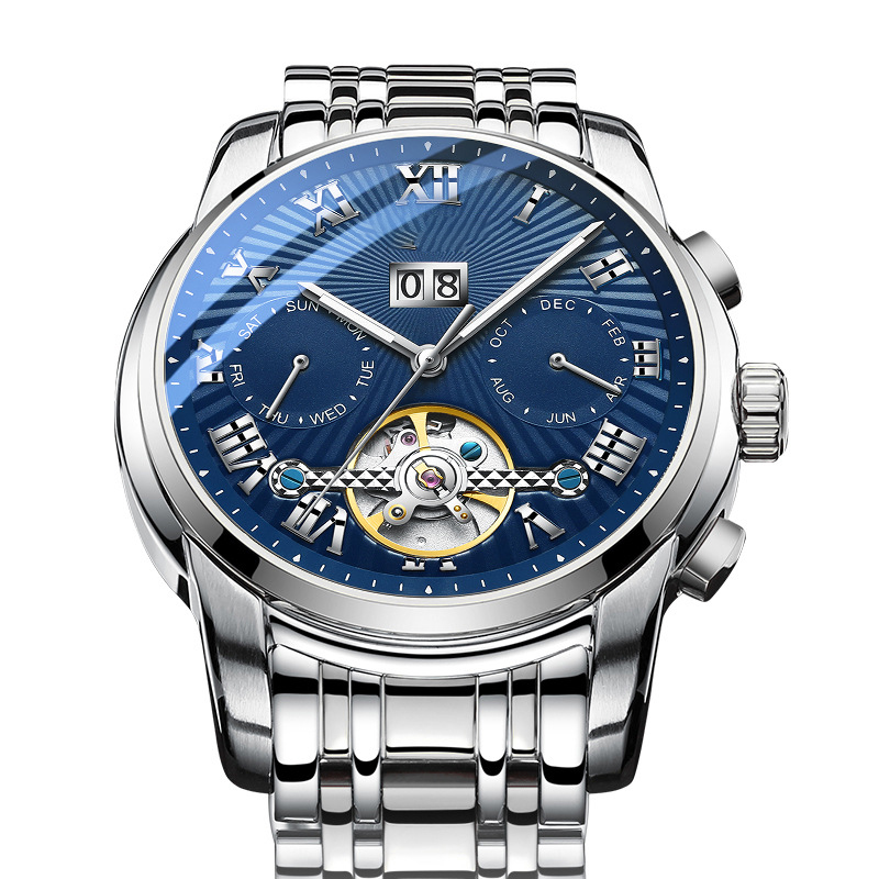 Classic luxury Fashion designer Brand Alloy Stainless Steel Strap Custom Design Man Quartz Watches