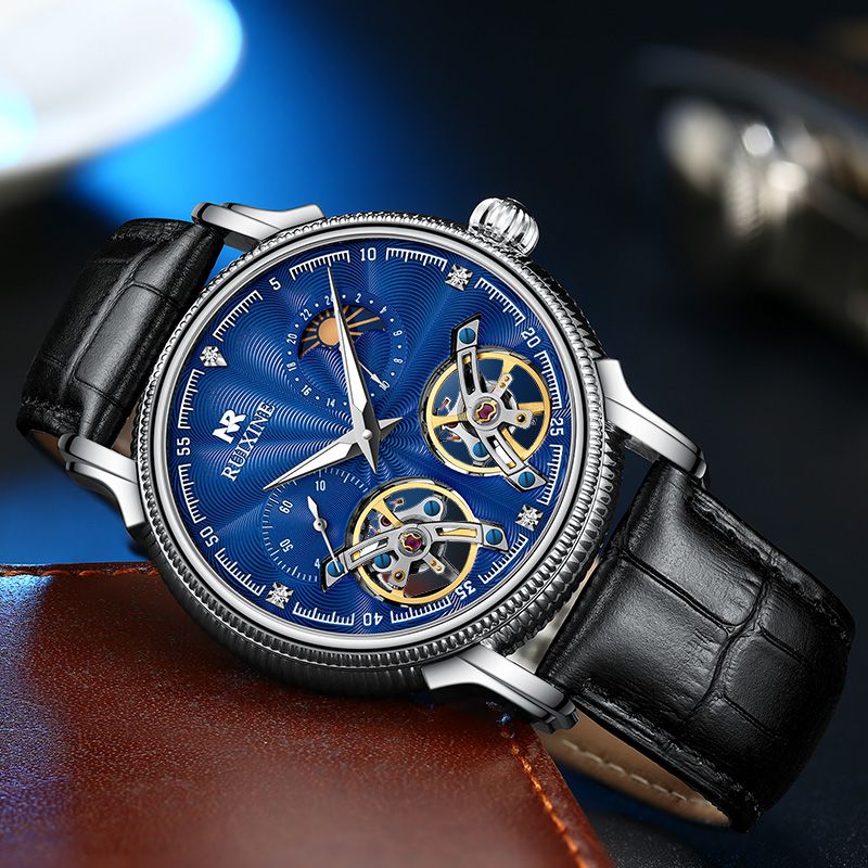 R7121-59a 2020 New Custom Swiss Luxury watch Fully Automatic Hollow Flywheel Mechanical Wrist Waterp