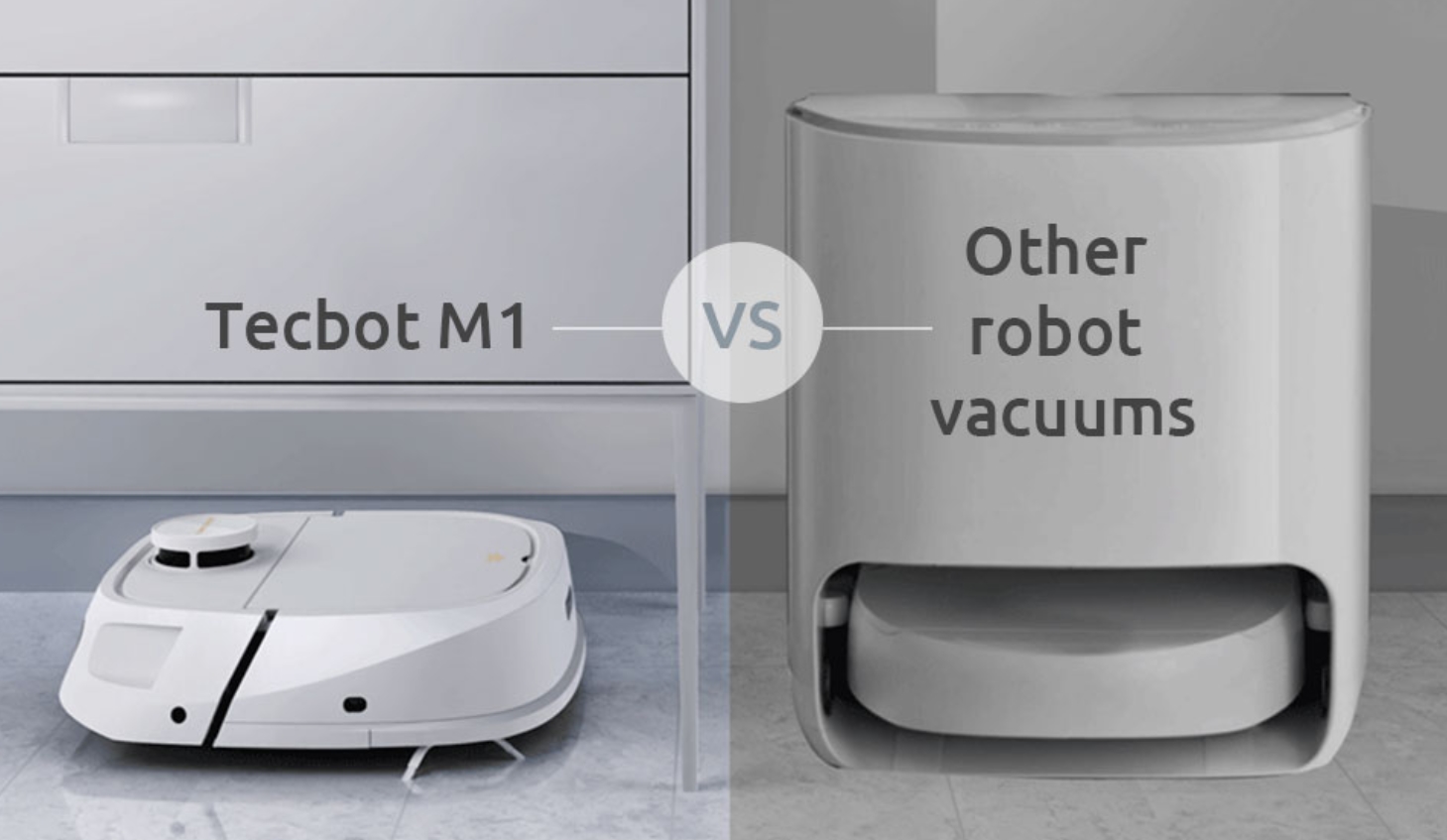 2022 Auto Function Home Use wet and dry vaccum robot smart mopping robot tecbot M1 Floor cleaner Vac