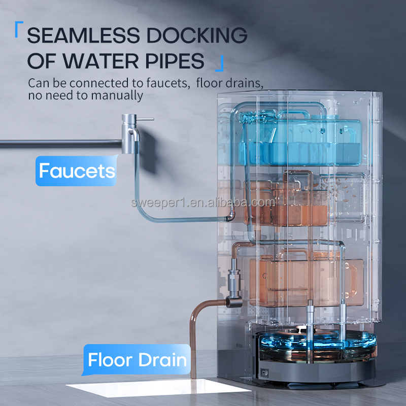 Home Use Commercial Cleaning Robot Portable Smart Sweeping Robot Machine Vacuum Mopping Robot for Re
