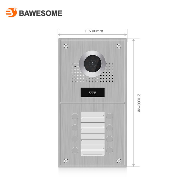 smart home analog villa 7" video door phone intercom system with door bell camera