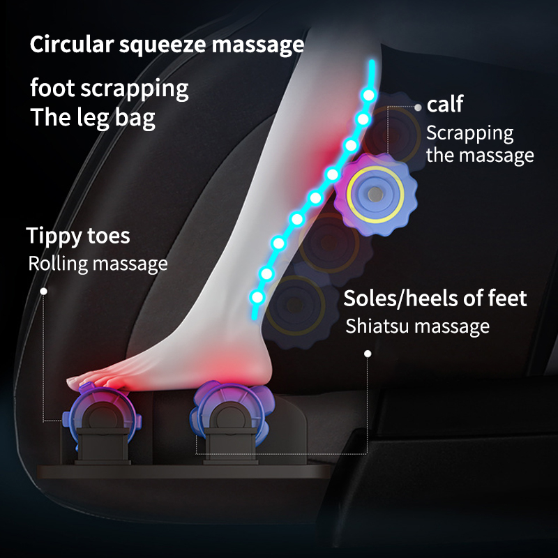 Luxury Modern Full Body Robot AI Smart SL Track deluxe massage cahir Zero Gravity Shiatsu AI 4D Mass