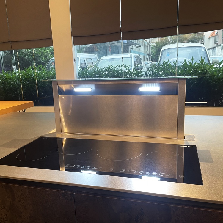 touch to open smart home kitchen cabinets with soft hinge
