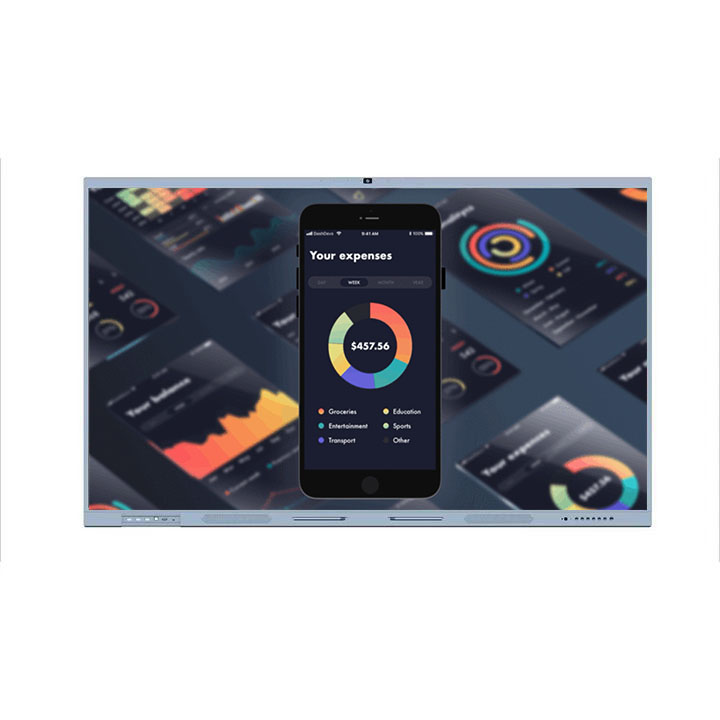 86 Inch Smart Whiteboard Tv Touch Screen Online Home School Meeting Education Board Device All In On