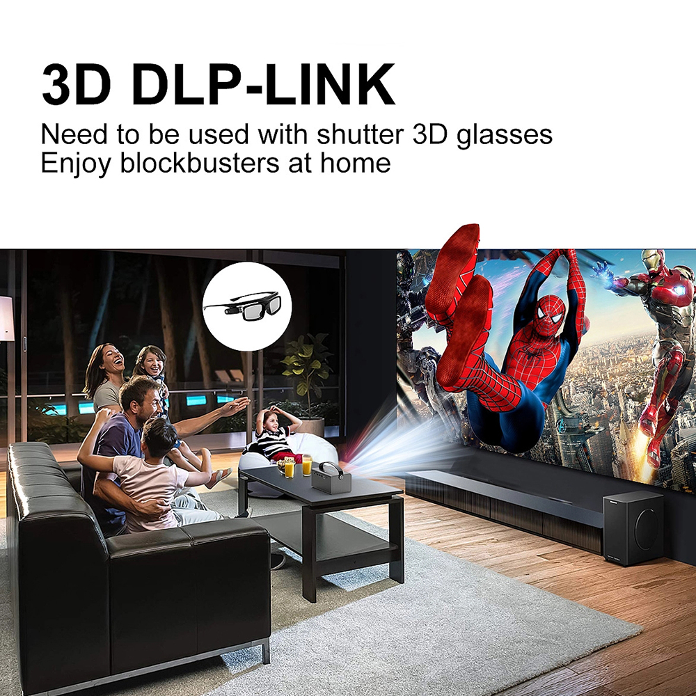 Hot Selling Mini Smart Home Theater Projector DLP Led Topleo Wifi Portable Pocket Wholesale Outdoor 