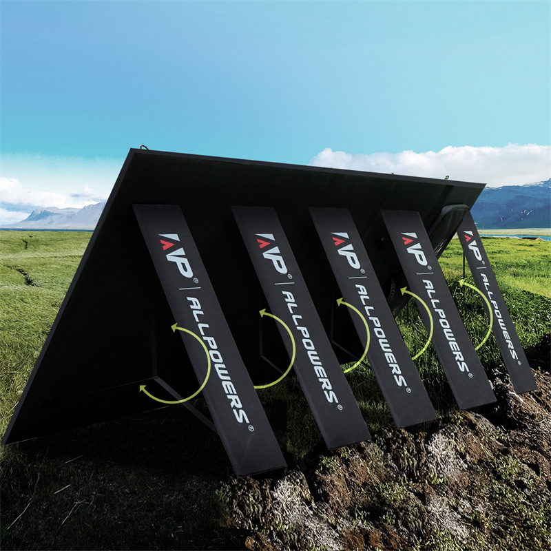 400W Portable Solar Panel with Waterproof IP67 Solar Charger for RV Van Camping Off-Grid