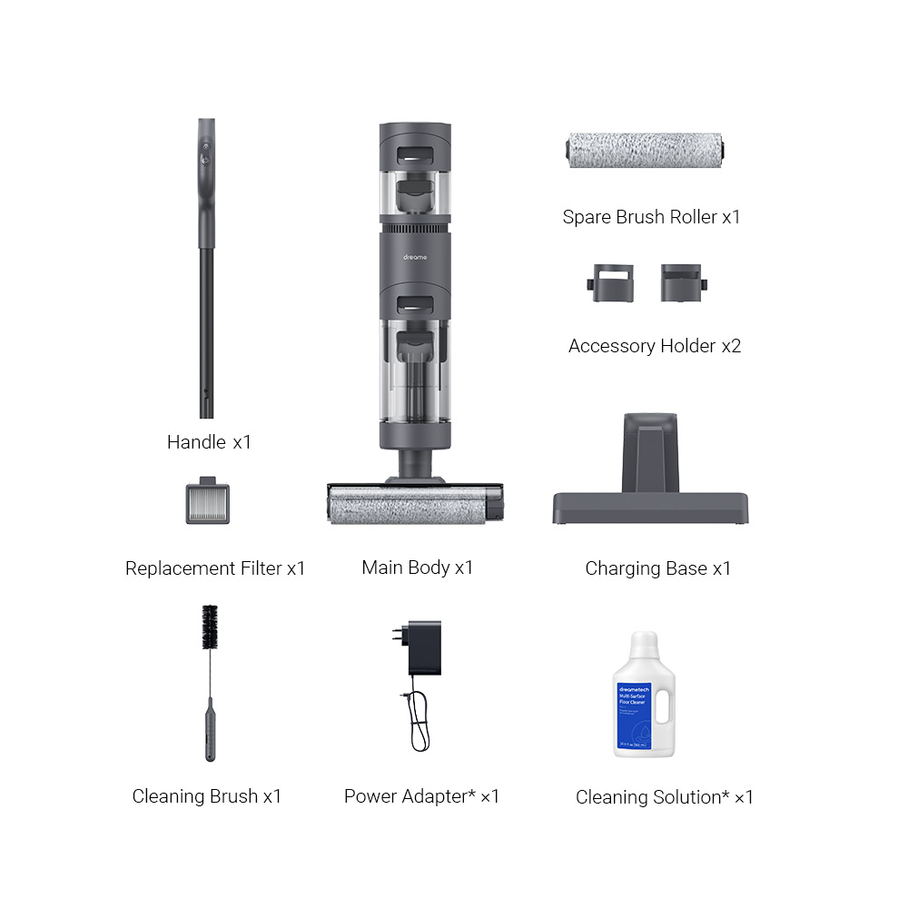 Dreame H12 Cordless Wet Dry Vertical Floor Washing Vacuum Cleaner for Home Handheld Self-Cleaning Sm