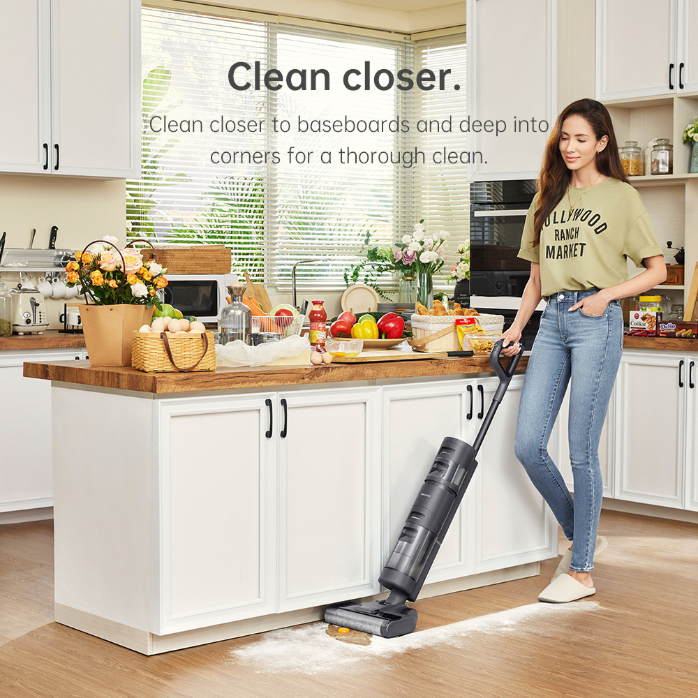 Dreame H12 Cordless Wet Dry Vertical Floor Washing Vacuum Cleaner for Home Handheld Self-Cleaning Sm