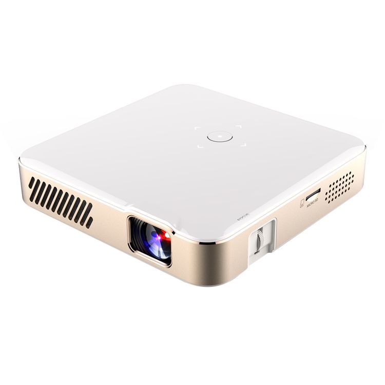 New Android Smart Pico Dlp Beamer 1080p Led Wifi Phone Mirroring Portable Pocket Mini Home Theater P