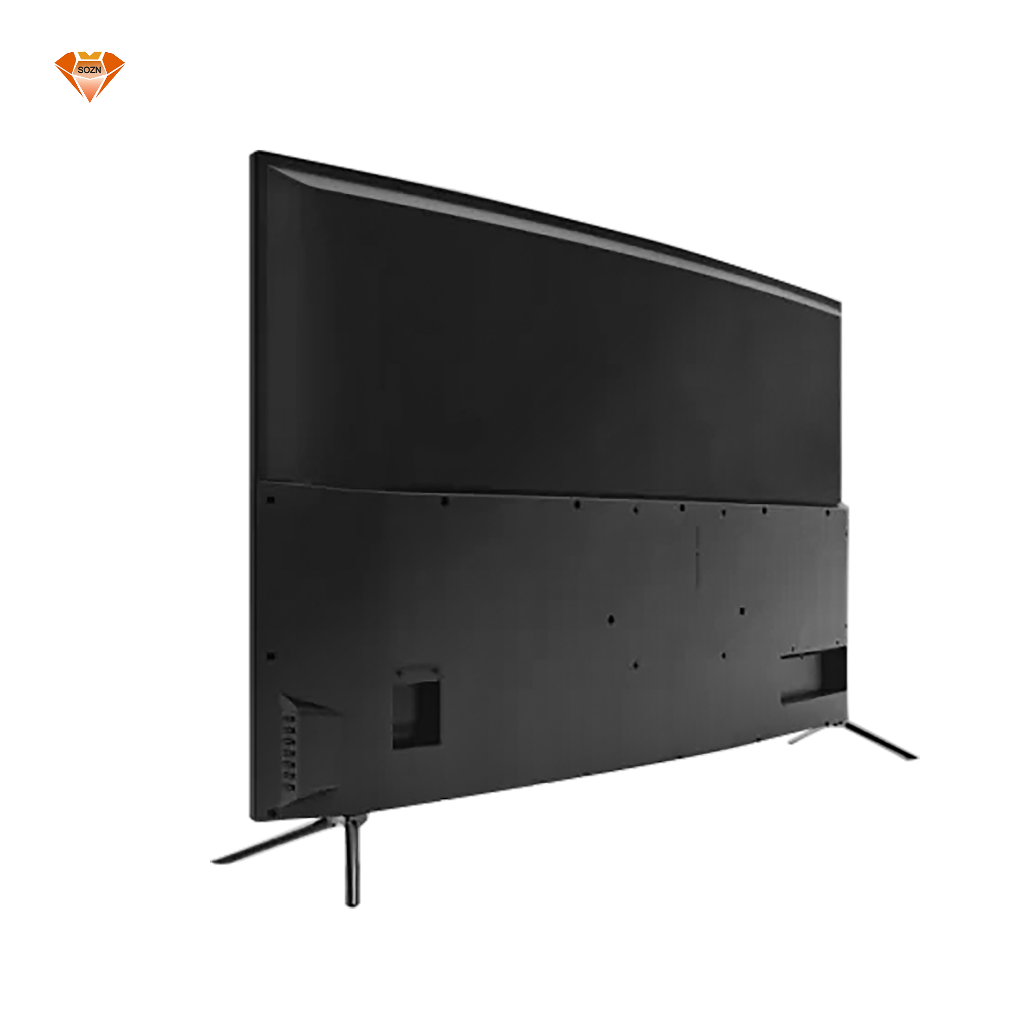 Newly designed 65-inch home theater system LED curved 4K smart TV/ultra-thin glass body with Android