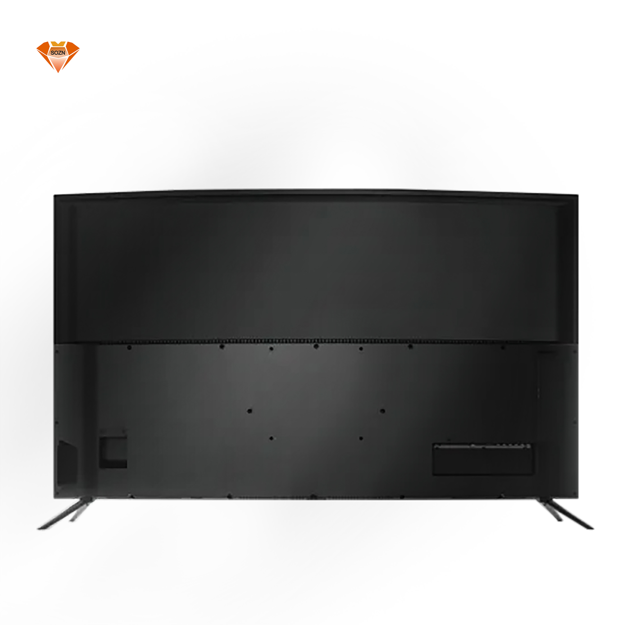 Newly designed 65-inch home theater system LED curved 4K smart TV/ultra-thin glass body with Android