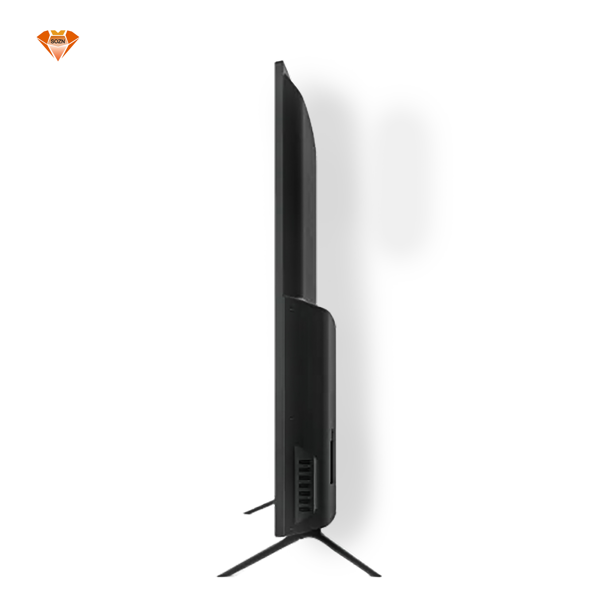 Newly designed 65-inch home theater system LED curved 4K smart TV/ultra-thin glass body with Android
