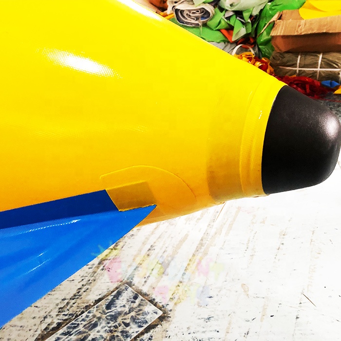 Professional Towable Fly Fish Marine Sport ,Towed Banana Buoy ,3 Tubes Towable Inflatable Fly Fish