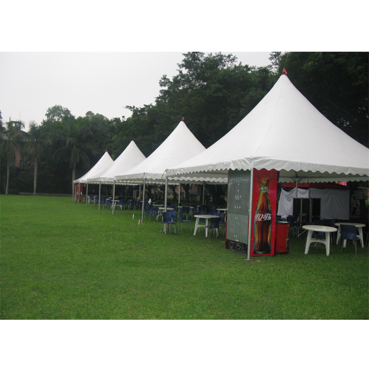 5x5m Sunscreen Aluminum  Pagoda Gazebo Tent for Outdoor Sports Event