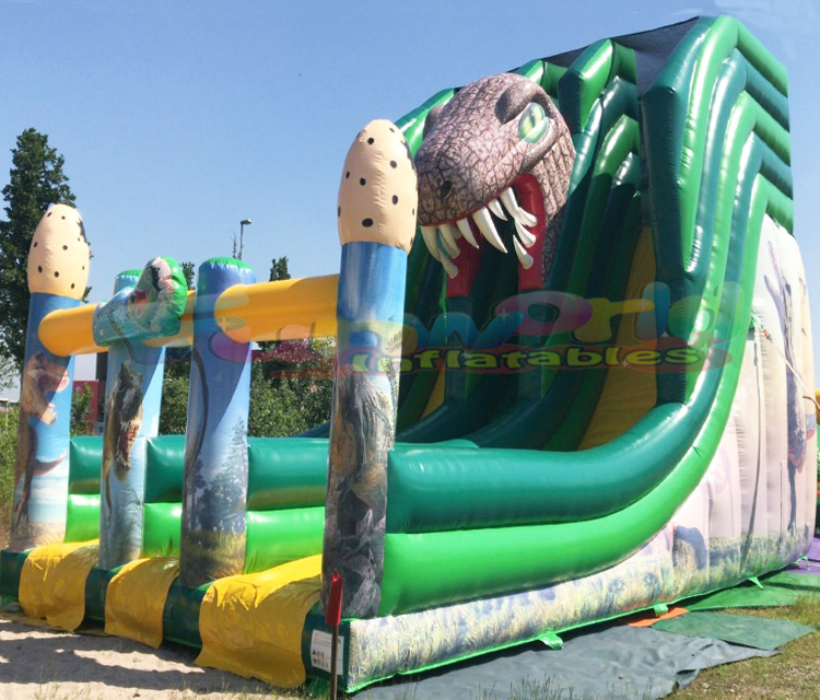 Customized toboggan gonflable dinosaure bounce house commercial combo dinosaur inflatable slide for 